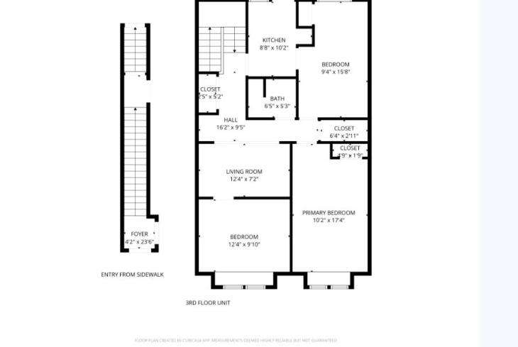 22 W Gay, West Chester, Pennsylvania 19380, 3 Bedrooms Bedrooms, 0 ,1 BathroomBathrooms,Apartment,For Rent,W Gay,0,1102